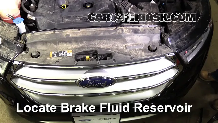 2016 Ford Edge Titanium 2.0L 4 Cyl. Turbo Brake Fluid Check Fluid Level
